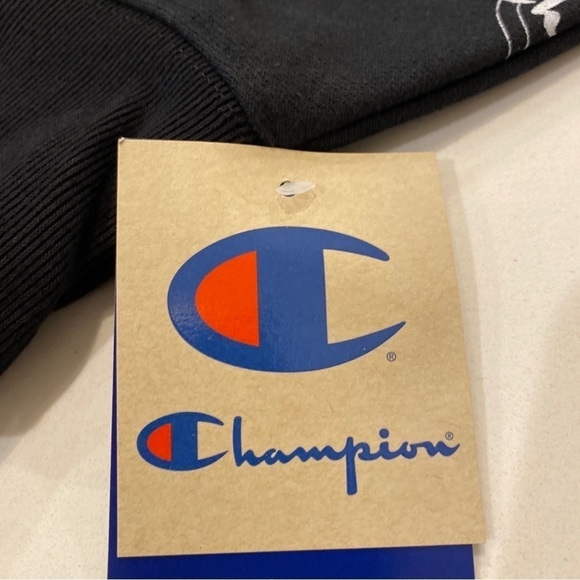 Champion Heavy Weight Black Men’s Hoodie Sweatshirt Size Medium NWT - Picture 10 of 11